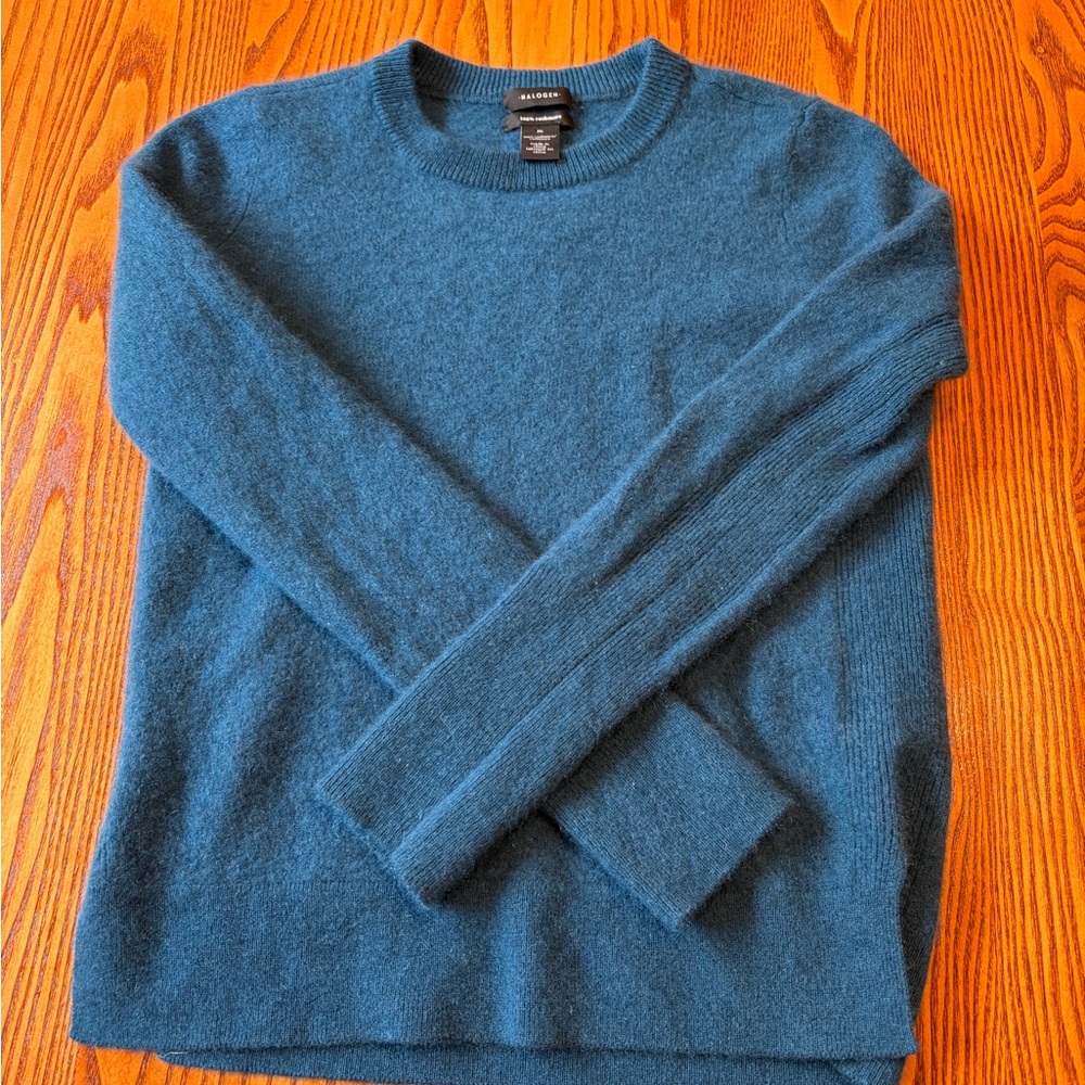 Halogen Blue Crewneck Sweater for Women